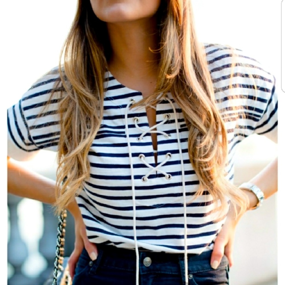 Stripped nautical shirt